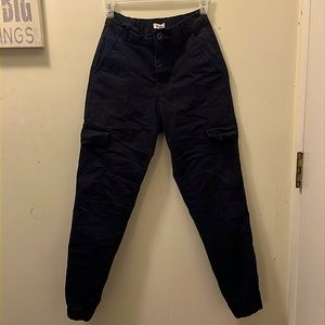 Garage black cargo pants
